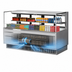 Thumbnail image #3 for Turbo Air 70-3/4-Inch Low-Profile Horizontal Open Display Merchandiser with 2 Glass Shelves, 15.8 Cu. Ft., Self-Contained R-290