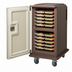 Thumbnail image #4 for Cambro Tall Profile Insulated Meal Delivery Cart, 16-Tray Capacity, 15 x 20 Tray Size, Granite Sand/Cream Door