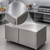 Thumbnail image #3 for 72-Inch x 30-Inch Flat Top Stainless Steel Chef Table Cabinet Base with Hinged Doors