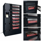 Thumbnail image #3 for Hatco Flav-R 2-Go™ F2GP-14-C Pizza Locker System, Floor Model, 8 Lockers, 10-Inch Touchscreen, Ambient or Heated Holding
