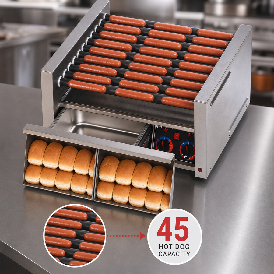 45 Hot Dog Capacity
