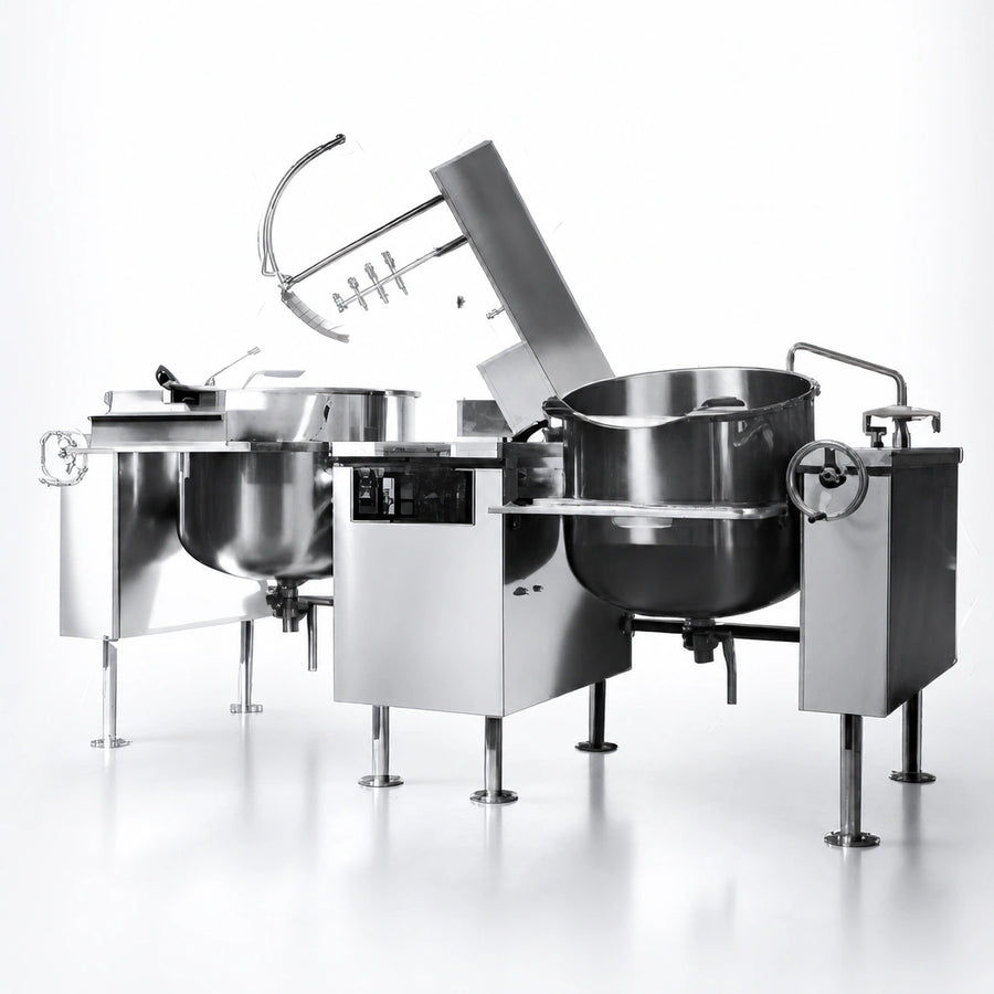Twin 40-Gallon Kettles