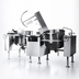 Thumbnail image #3 for Crown DLTM-40-2 Twin 40-Gallon Direct Steam Tilting Mixer Kettle