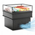 Thumbnail image #3 for Oasis® Mobile Refrigerated Self-Service Island Open-Air Cooler, 38-1/8 Inch W, Self-Contained Refrigeration