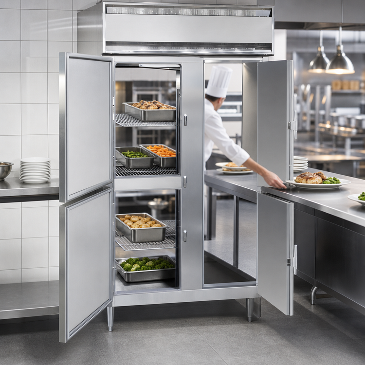 Product image #3 for Continental Refrigerator DL2W-PT-HD Designer Line Pass-Thru Heated Cabinet