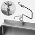 Thumbnail image #3 for T&S Brass Double Pantry Deck Mount Pantry Faucet with 12-Inch Swing Nozzle and Add-On Faucet