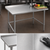 Thumbnail image #3 for John Boos Stallion 30 x 36 Inch Stainless Steel Work Table with 1-1/2 Inch Rear Up-Turn