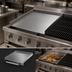 Thumbnail image #3 for Magikitch'n MagiGriddle 48-Inch Charbroiler-to-Griddle Conversion Accessory, Left or Right