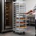 Thumbnail image #3 for Eagle Panco Mobile Front-Load Oven Rack for 15 18 x 26-Inch Sheet Pans