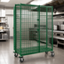Thumbnail image #3 for Metro Super Erecta Mobile Wire Security Cage with Metroseal 3 Epoxy-Coated Green Finish