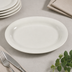 Thumbnail image #4 for Sierrus Oval Melamine Platter with Elevated Foot, 9-1/2 x 7-1/4 Inch, Bone