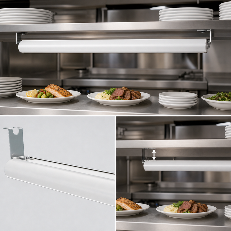 Product image #3 for 18-Inch Unlighted Low Profile Strip Heat Lamp