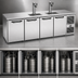 Thumbnail image #3 for True Premier Bar Four-Section Refrigerated Draft Beer Cooler, 108-Inch Wide, Flat Top