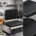 Thumbnail image #4 for Vollrath Countertop Commercial Panini Press with Cast-Iron Grooved Plates, 120V