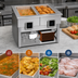 Thumbnail image #3 for Duke HCF-2 2-Pan Hot/Cold/Freeze Drop-In Food Well with Remote Digital Controls