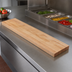 Thumbnail image #3 for John Boos 48 Inch x 8 Inch Steam Table Cutting Board, Edge Grain Maple, Reversible, 1.25 Inch Thick