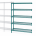 Thumbnail image #3 for EagleGard 5-Tier Wire Add-On Shelving Unit, 60W x 21D x 74H, Blue-Green Hybrid Epoxy Finish