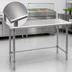 Thumbnail image #3 for Omcan 60-Inch x 30-Inch Stainless Steel Flat Top Open Base Work Table for Cold Food Bars