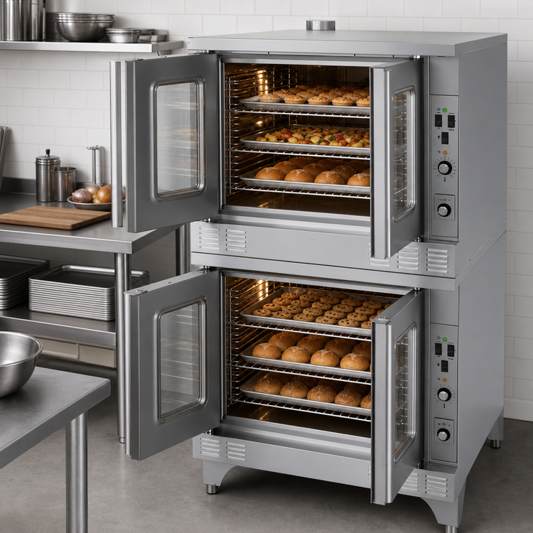 Product image #3 for Garland Signature Summit Series Full-Size Standard Depth Double-Deck Gas Convection Oven