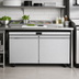 Thumbnail image #2 for Atosa AUR60SD 60-Inch Two-Section Undercounter Reach-In Refrigerator, 15 Cu. Ft., Solid Doors