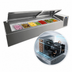 Thumbnail image #3 for Randell 46-Inch Refrigerated Countertop Condiment Rail, 4 Pan Capacity
