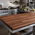 Thumbnail image #3 for John Boos Boos Block American Black Walnut Blended Edge Grain Kitchen Countertop, 96 x 38 x 1-1/2 Inch, Penetrating Oil Finish