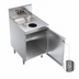 Thumbnail image #3 for Krowne Royal Series Underbar Waste Sink Unit with Cabinet Base, 18 Inch W x 24 Inch D, 14 x 10 x 10 Sink, Electronic Faucet