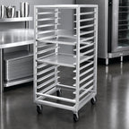 Thumbnail image #3 for Channel Manufacturing 410A-DOR Double-Section Side-Loading Aluminum Bun Pan Rack, No Lift, 60-Pan Capacity