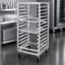 Thumbnail image #3 for Channel Manufacturing 410A-DOR Standard Heavy-Duty Double-Section Side-Loading Aluminum Bun Pan Rack, No Lift