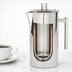 Thumbnail image #3 for Elegance 50 oz Double-Wall Stainless Steel Coffee Pot with Lid