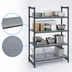 Thumbnail image #3 for Cambro Camshelving Basics Plus 4-Tier Solid Stationary Starter Unit, 24 x 60 x 64 Inches, Brushed Graphite