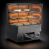 Thumbnail image #3 for Reveal® 47-3/4-Inch Self-Service Heated Slide-In Counter Display Case with Straight Glass Front
