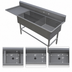 Thumbnail image #3 for John Boos Pro-Bowl 3-Compartment Platter Sink with Left Drainboard, 84-3/16 in. W x 29-1/2 in. D