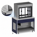 Thumbnail image #3 for Atlas Metal INFPT-3 Mobile Cold Food Pass-Through Unit with Refrigerated Display Case