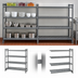 Thumbnail image #3 for Cambro Camshelving Basics Plus 4-Tier Vented Add-On Shelving Unit, 18 x 54 x 64 Inches, Brushed Graphite