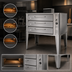 Thumbnail image #3 for Blodgett 3-Deck Gas Pizza Oven with 33 x 22-Inch Decks and Mechanical Thermostat
