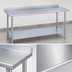 Thumbnail image #3 for Duke 30 Inch x 24 Inch Stainless Steel Work Table with 1-1/8 Inch Straight Riser and Galvanized Undershelf