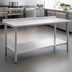 Thumbnail image #3 for Spec-Master Stainless Steel Work Table with Adjustable Undershelf, 120 x 24 Inches