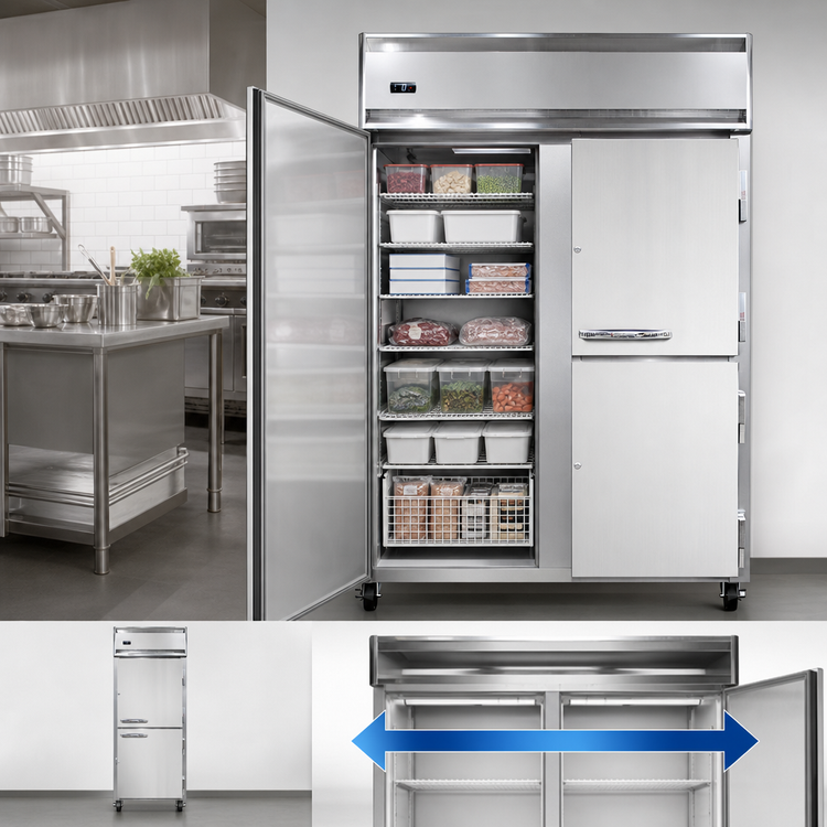 Product image #3 for Continental Refrigerator 1FXNSAHD One-Section Extra-Wide Reach-in Freezer