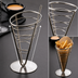 Thumbnail image #3 for Ironworks Stainless Steel Conical Single-Cone Serving Basket, 5-Inch Dia. x 9-Inch H