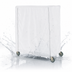 Thumbnail image #3 for Metro Waterproof White Queen Mary/Banquet Cart Cover with PVC Zipper, 48 x 21 x 62 Inches
