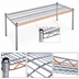 Thumbnail image #3 for EagleGard 36 x 18 Inch Wire Dunnage Rack Platform with 14-Inch Posts, 600 lb Capacity