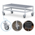 Thumbnail image #3 for Fermostock Mobile Louvered/Slotted Aluminum Dunnage Rack with 5-Inch Casters, 31 x 14 x 17 Inches