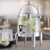 Thumbnail image #3 for Winco 3-1/8 Gallon Clear Polycarbonate Beverage Dispenser with Stainless Steel Lid and Ice Core