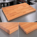 Thumbnail image #3 for Boos Block American Cherry Blended Edge Grain Wood Kitchen Countertop, 72 x 38 x 1-1/2 Inches, Varnique Finish