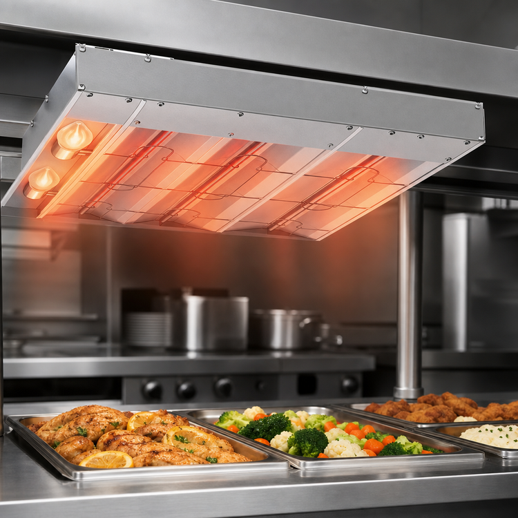 Product image #3 for Hatco Glo-Ray 48-Inch Unlighted Infrared Strip Heater, Aluminum, 1300W