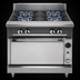 Thumbnail image #3 for Vulcan V Series 36-Inch Heavy Duty Gas Range with 6 Open Burners and Cabinet Base