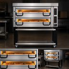 Thumbnail image #3 for PizzaMaster PM 1132ED Two-Deck Electric Pizza Deck Oven, 932°F Maximum, Ceramic Clay Stones, 63.2 x 42.1-Inch Baking Surface