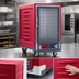 Thumbnail image #3 for Metro C5 3 Series Mobile Half-Height Combination Heated Holding and Proofing Cabinet with Clear Polycarbonate Door and Fixed Wire Slides