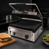 Thumbnail image #3 for Commercial Single Countertop Panini Press with Grooved Cast Iron Plates, 12 x 15 Inch Surface